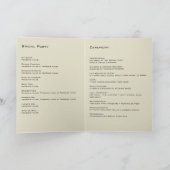 Romantische rode bloemen bruiloft programma (Binnen)