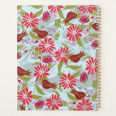 Romantische rode bloemige tulpen rozen tuin bruilo planner (Achterkant)