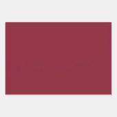 Romantische rode crème witte kant bloemenbruiloft inpakpapier vel (Voorkant 2)