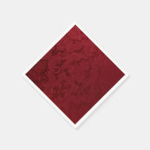 Romantische  rode Damask Servetten (Hoek)