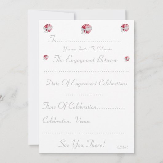 romantische rode liefde hart witte boegengagerie kaart (Achterkant)