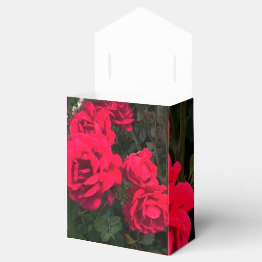 Romantische Rode Roos Bloem Cadeau Bedankdoosjes (Geopend)