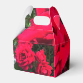 Romantische rode roos bloem cadeau bedankdoosjes (Achterkant)