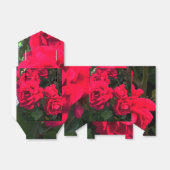 Romantische Rode Roos Bloem Geschenk Bedankdoosjes (Uitgevouwen)