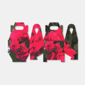 Romantische Rode Roos Bloem Geschenk Bedankdoosjes (Uitgevouwen)