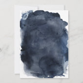 Romantische Rode Roos en marineslag Waterverf brui Kaart (Achterkant)