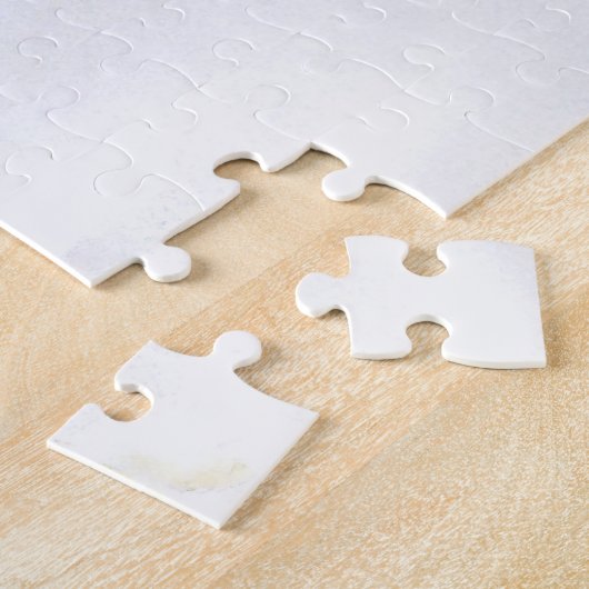 Romantische rode roos en witte kant legpuzzel (Zijkant)