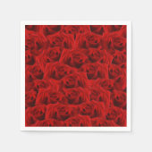 Romantische rode roos servet (Voorkant)