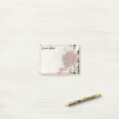 Romantische rode roos, Waterverf stijl 4" x 3" Post-it® Notes (Op bureau)