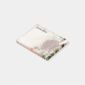 Romantische rode roos, Waterverf stijl 4" x 3" Post-it® Notes (Schuin)