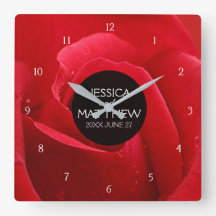 Romantische Rode Roze Florale bruiloft