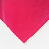 Romantische rode roze roos fleece deken (Hoek)