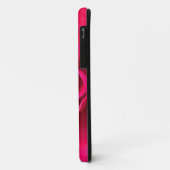Romantische rode roze roos gepersonaliseerd v2 Case-Mate iPhone case (Achterkant/links)