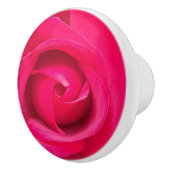 Romantische rode roze roos keramische knop (Rechts)