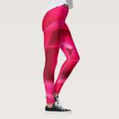 Romantische rode roze roos leggings (Rechts)