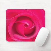 Romantische rode roze roos muismat (Met muis)
