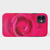 Romantische Rode Roze Roos Persoonlijk Case-Mate iPhone Case (Achterkant (horizontaal))