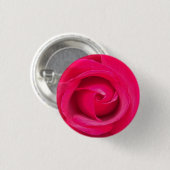Romantische rode roze roos ronde button 3,2 cm (Voorkant /achterkant)