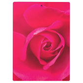 Romantische rode roze roos v2 klembord (Achterkant)