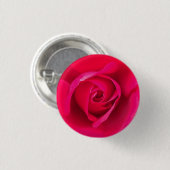 Romantische Rode Roze Roos v2 Ronde Button 3,2 Cm (Voorkant /achterkant)