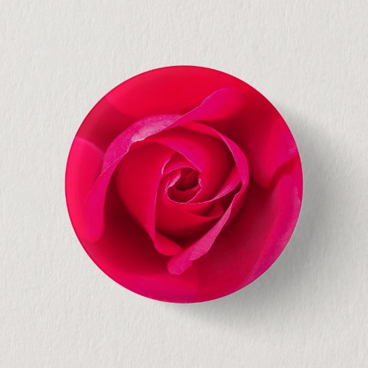 Romantische Rode Roze Roos v2 Ronde Button 3,2 Cm (Voorkant)