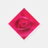 Romantische rode roze roos v2 servet (Hoek)
