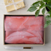 Romantische rode roze waterdruppels tissuepapier (Geschenk)