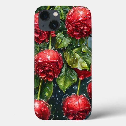 Romantische Rode rozen Elegant Bloemengeschenk voo Case-Mate iPhone Case (Achterkant)