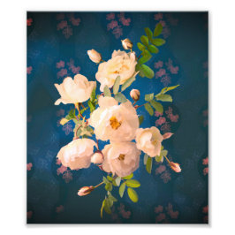 Romantische rode rozen foto afdruk