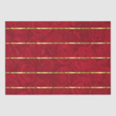 Romantische rode rozen gouden accenten tissuepapier (Voorkant)