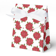 Romantische rode rozen op witte aangepaste tent fa