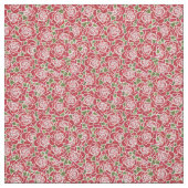 Romantische rode rozen patroon stof (Swatch)