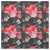 Romantische rode rozen stof (Swatch)