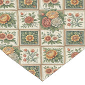 Romantische Rode Rozen Tafelloper  Tegel Charm (Hoek)