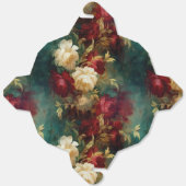 Romantische rode witte bloemen bruiloft bruidsfees bedankdoosjes (Ongevouwen)