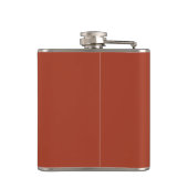 Romantische roest 40 bruiloft Jubileum Flask Heupfles (Achterkant)