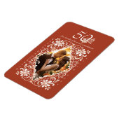 Romantische roest 50 Jubileum fotomagneet Magneet (Linkerzijde)