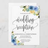 Romantische roomgeel bruinboho bruiloft kaart (Voorkant / Achterkant)