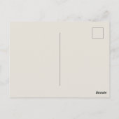 Romantische roos bloem bruiloft briefkaart (Achterkant)