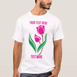 Romantische Roos Bloem – Tijdloze Bloemschildering T-shirt