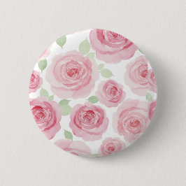 Romantische Roos Knop Ronde Button 5,7 Cm