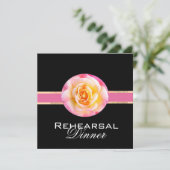 Romantische Roos repetitie binnenuit Kaart (Staand voorkant)