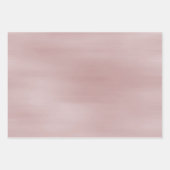 Romantische Roos Roze Witte Kant Bloemige Bruiloft Inpakpapier Vel (Voorkant 2)