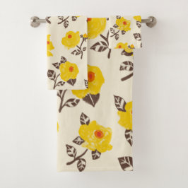 Romantische Roos tuin Bad Handdoek