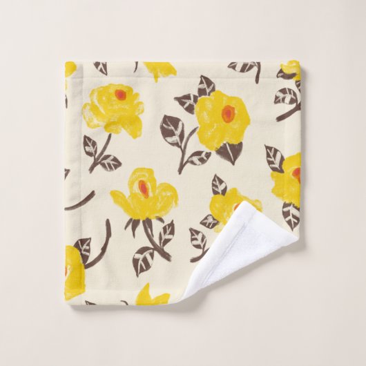 Romantische Roos tuin Bad Handdoek (Wasdoekje)