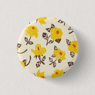 Romantische Roos tuin Ronde Button 3,2 Cm