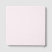 Romantische Roze Bloem Illustratie Gastenboek (Achterkant)