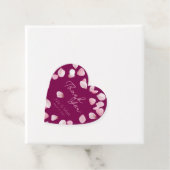 Romantische roze bloemblaadjes Bedankt bruiloft Bedankjes Labels (In situ)