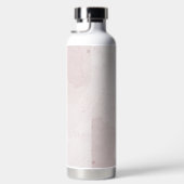 romantische roze bloemen groen waterfles (Rechts)