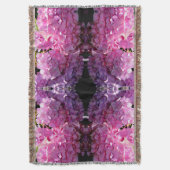 Romantische roze bloemenelegante hortensia's deken (Voorkant Verticaal)